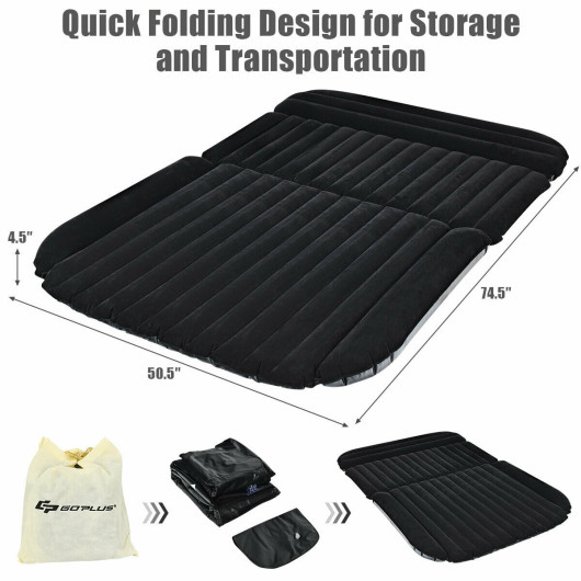 Inflatable SUV Air Backseat Mattress Travel Pad with Pump Outdoor - Image 5