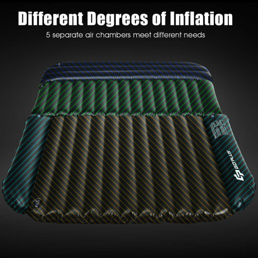Inflatable SUV Air Backseat Mattress Travel Pad with Pump Outdoor - Image 6