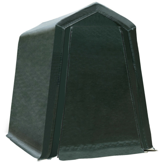 Outdoor Carport Shed with Sidewalls and Waterproof Ripstop Cover-6 x 8 ft - Image 6