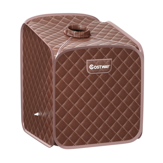 2L Portable Folding Steam Sauna Spa-Coffee - Image 6