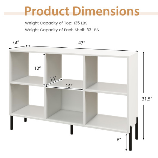 Open-Back Bookshelf with Drawer for Study-White - Image 4