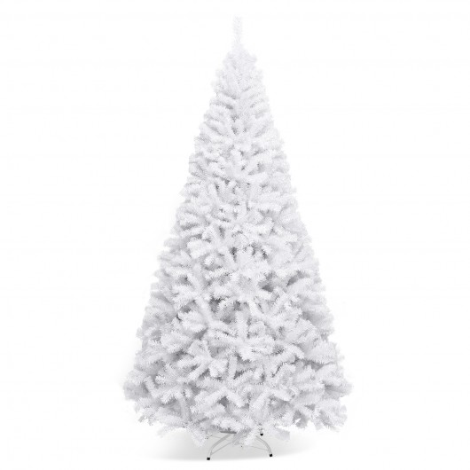 6' - 7.5' - 9' Hinged Artificial Christmas Tree with Metal Stand-9 ft