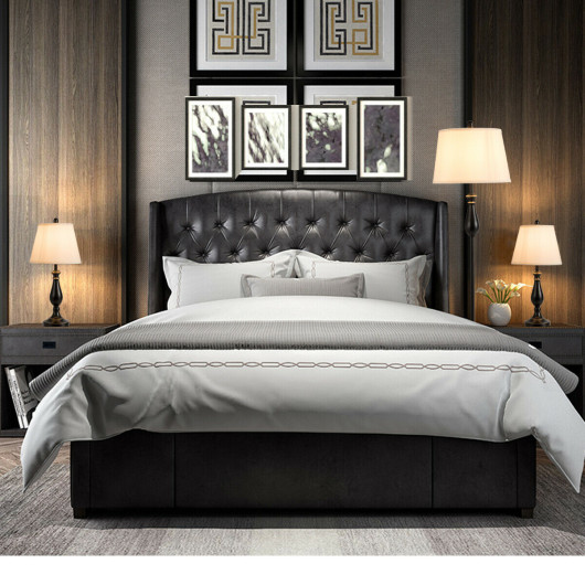 3 Pieces Brushed Nickel Lamp Set-Black - Image 6
