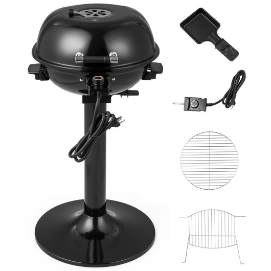 1600W Electric BBQ Grill with Removable Non-Stick Warming Rack - Image 5