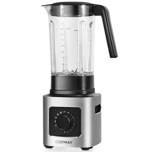 1500W 5-Speed Countertop Smoothie Blender with 5 Presets and 68oz Tritan Jar-Silver - Image 6