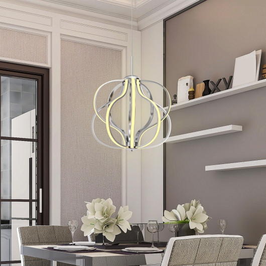 Modern Dimmable Warm White LED Chandelier - Image 4