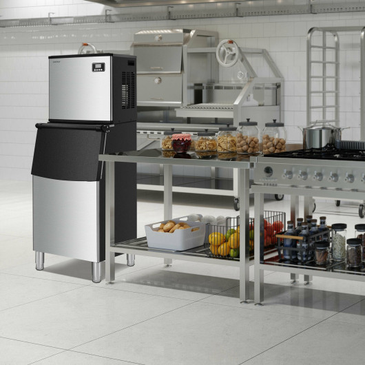 353LBS-24H Split Commercial Ice Maker with 198 LBS Storage Bin - Image 6