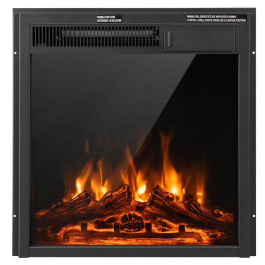 18-22.5 Inch Electric Fireplace Insert with 7-Level Adjustable Flame Brightness-22.5 inches