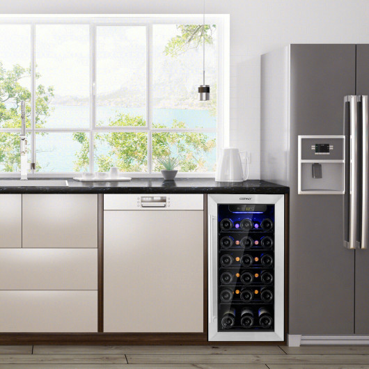 15 Inch 30-Bottle Wine Cooler with Temperature Memory - Image 4