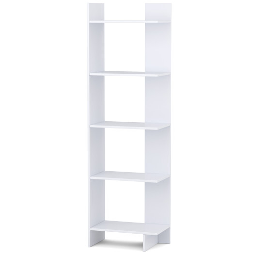 5-tier Freestanding Decorative Storage Display Bookshelf - Image 4