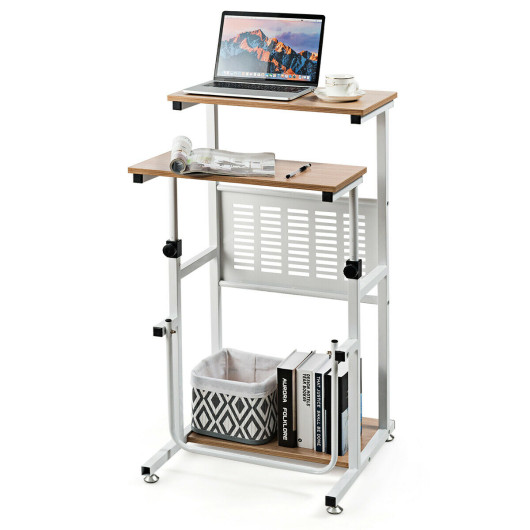 Height Adjustable Stand Up Desk Computer Workstation - Image 3