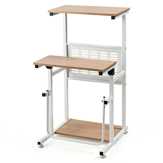 Height Adjustable Stand Up Desk Computer Workstation - Image 4