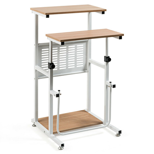 Height Adjustable Stand Up Desk Computer Workstation - Image 6