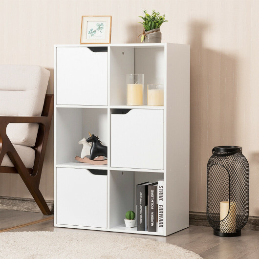 6 Cubes Wood Storage Shelves Organization - Image 3