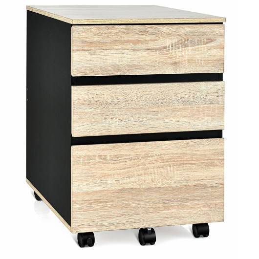 3-Drawer Mobile File Cabinet for Home Office - Image 6