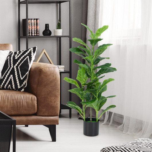 2-Pack Artificial Fiddle Leaf Fig Tree for Indoor and Outdoor - Image 3