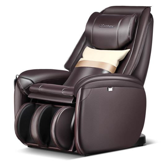 Dinky 26 - Full Body Zero Gravity Massage Chair with Pillow-Brown