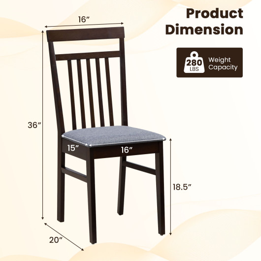 Upholstered Dining Chair Set of 2 - Image 2