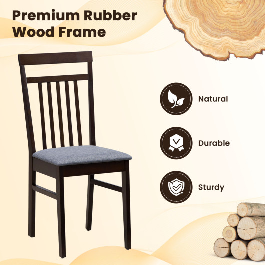 Upholstered Dining Chair Set of 2 - Image 5