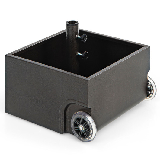 150 Pounds Patio Umbrella Base Stand Wheels Planter Outdoor - Image 6