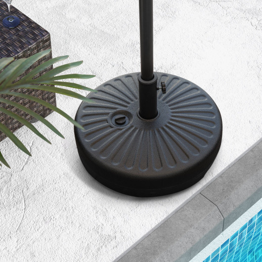 20 Inch Fillable Heavy-Duty Round Umbrella Base Stand - Image 2