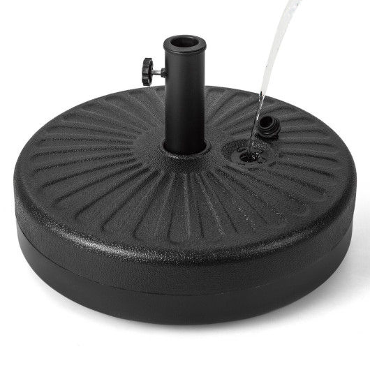 20 Inch Fillable Heavy-Duty Round Umbrella Base Stand - Image 5