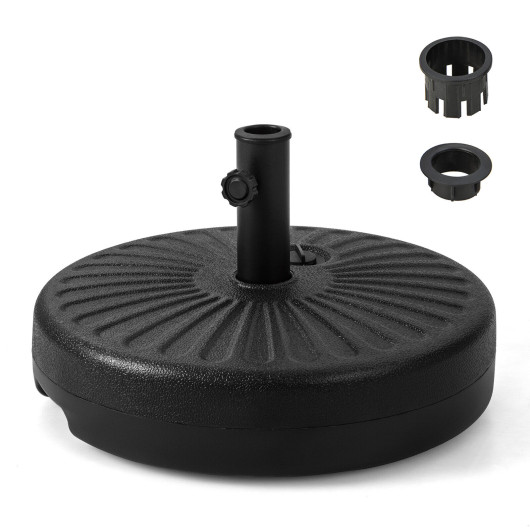 20 Inch Fillable Heavy-Duty Round Umbrella Base Stand - Image 4