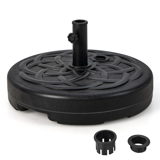 22 Inch Fillable Heavy-Duty Round Patio Umbrella Base Stand - Image 3