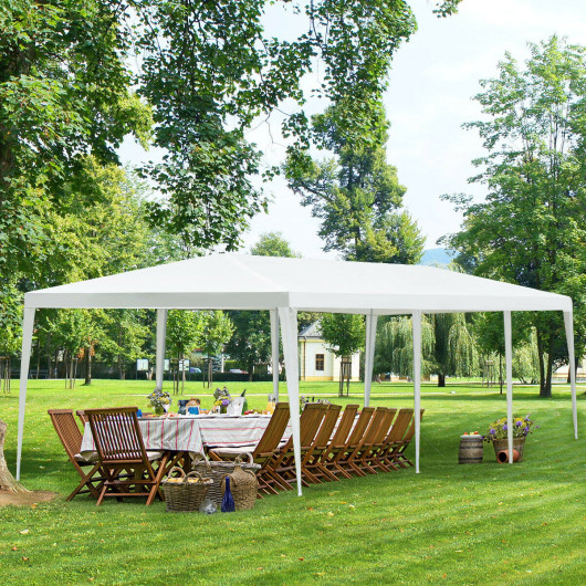 10 x 30 Feet Gazebo Canopy Tent with Connection Stakes and Wind Ropes - Image 2