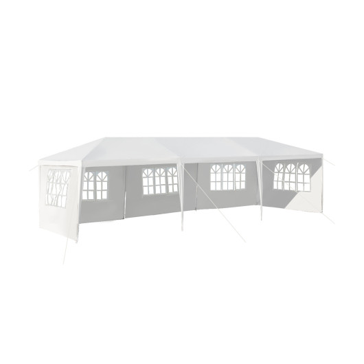 10 x 30 Feet Canopy Tent with 5 Removable Sidewalls for Party Wedding - Image 2