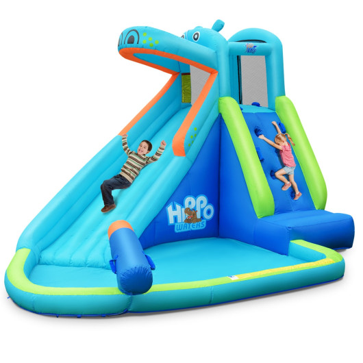 Inflatable Water Pool with Splash and Slide Without Blower - Image 4