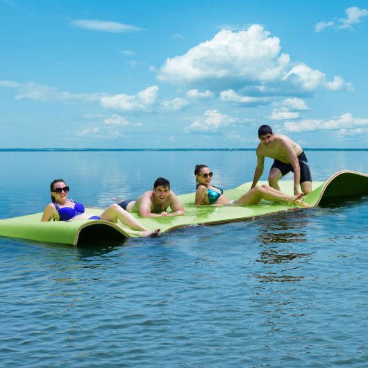 12 x 6 3 Layer Floating Water Pad-Green - Image 5