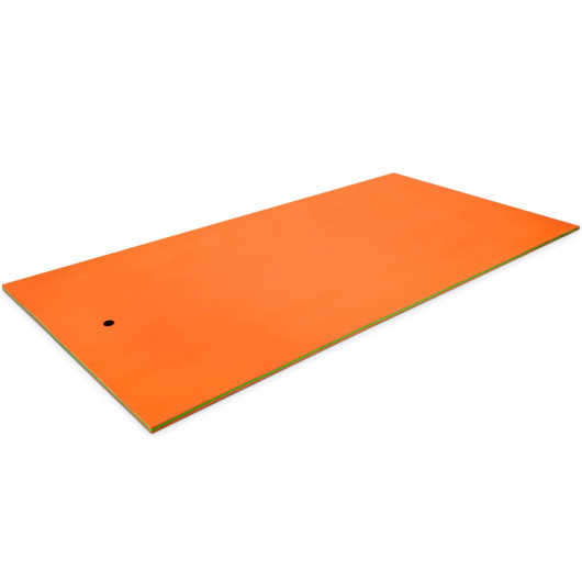 12 x 6 Feet 3 Layer Floating Water Pad-Orange - Image 3