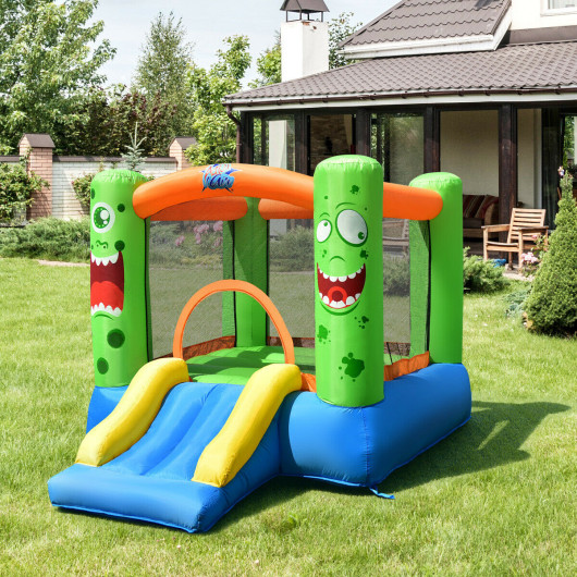 Inflatable Bounce House Jumper Castle Kid's Playhouse without Blower - Image 6