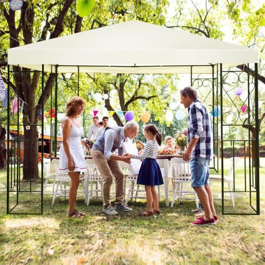 10 x 10 Feet Patio Gazebo Canopy Tent Garden Shelter - Image 3