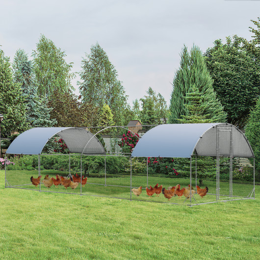 Large Metal Chicken Coop with Cover - Image 5