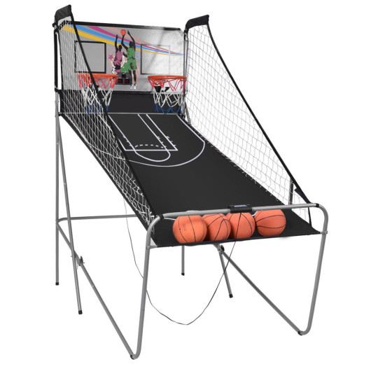Indoor Double Electronic Basketball Game with 4 Balls - Image 3