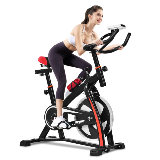 Household Adjustable Indoor Exercise Cycling Bike Trainer with Electronic Meter - Image 5
