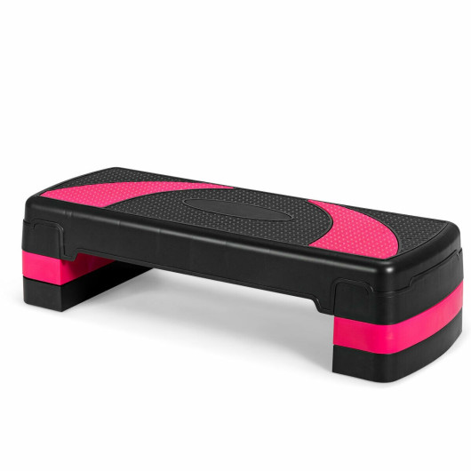 31 Inch Adjustable Exercise Aerobic Stepper with Non-Slip Pads - Image 4