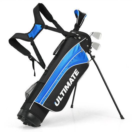 Junior Complete Golf Club Set For Age 8 to 10-Blue