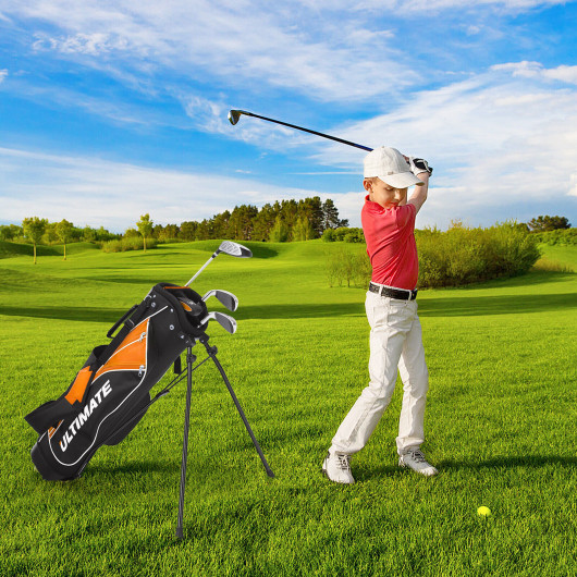 Junior Complete Golf Club Set For Age 8 to 10-Yellow - Image 6