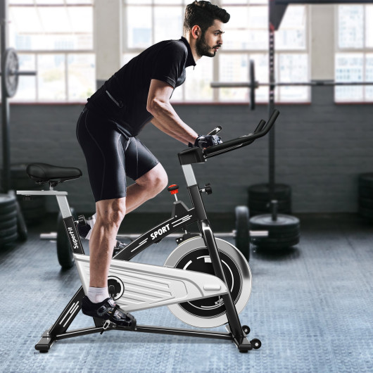 Indoor Exercise Cycling Bike with Heart Rate and Monitor - Image 5