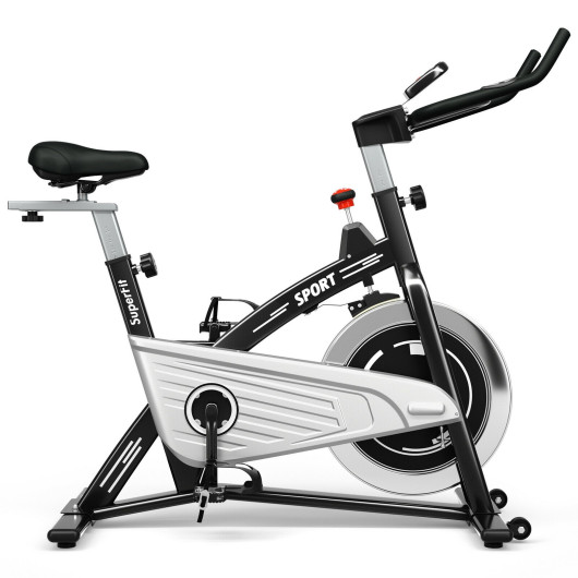 Indoor Exercise Cycling Bike with Heart Rate and Monitor - Image 4