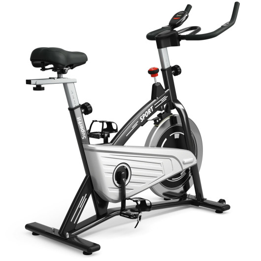 Indoor Exercise Cycling Bike with Heart Rate and Monitor - Image 2