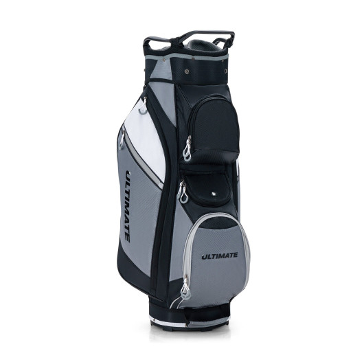 14-Way Golf Cart Stand Bag with Waterproof Rain Hood - Image 3