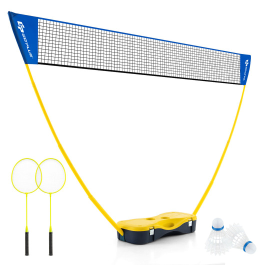 Portable Badminton Set Outdoor Sport Game Set with 2 Shuttlecocks - Image 4
