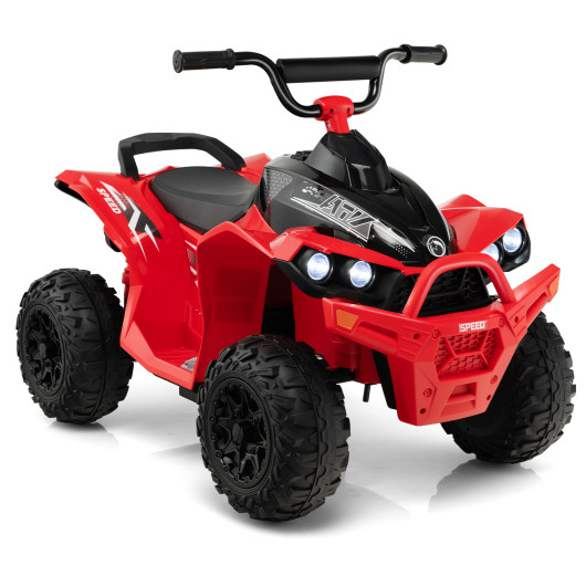 12V Kids Ride On ATV with High-Low Speed and Comfortable Seat-Red