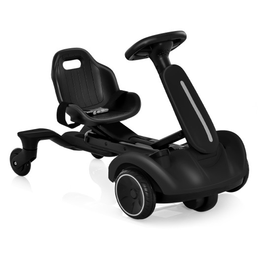 6V Kids Ride on Drift Car with 360 Spin and 2 Adjustable Heights-Black