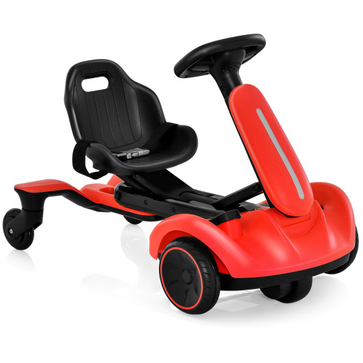 6V Kids Ride on Drift Car with 360 Spin and 2 Adjustable Heights-Red