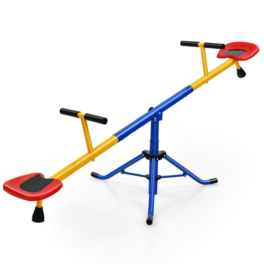 360Rotation Kids Seesaw Swivel Teeter Totter Playground Equipment